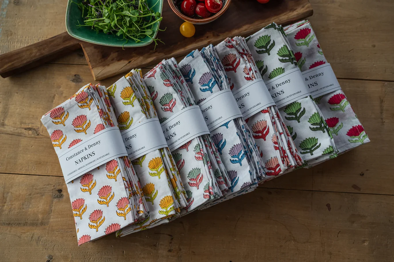 HAND BLOCK PRINTED NAPKINS