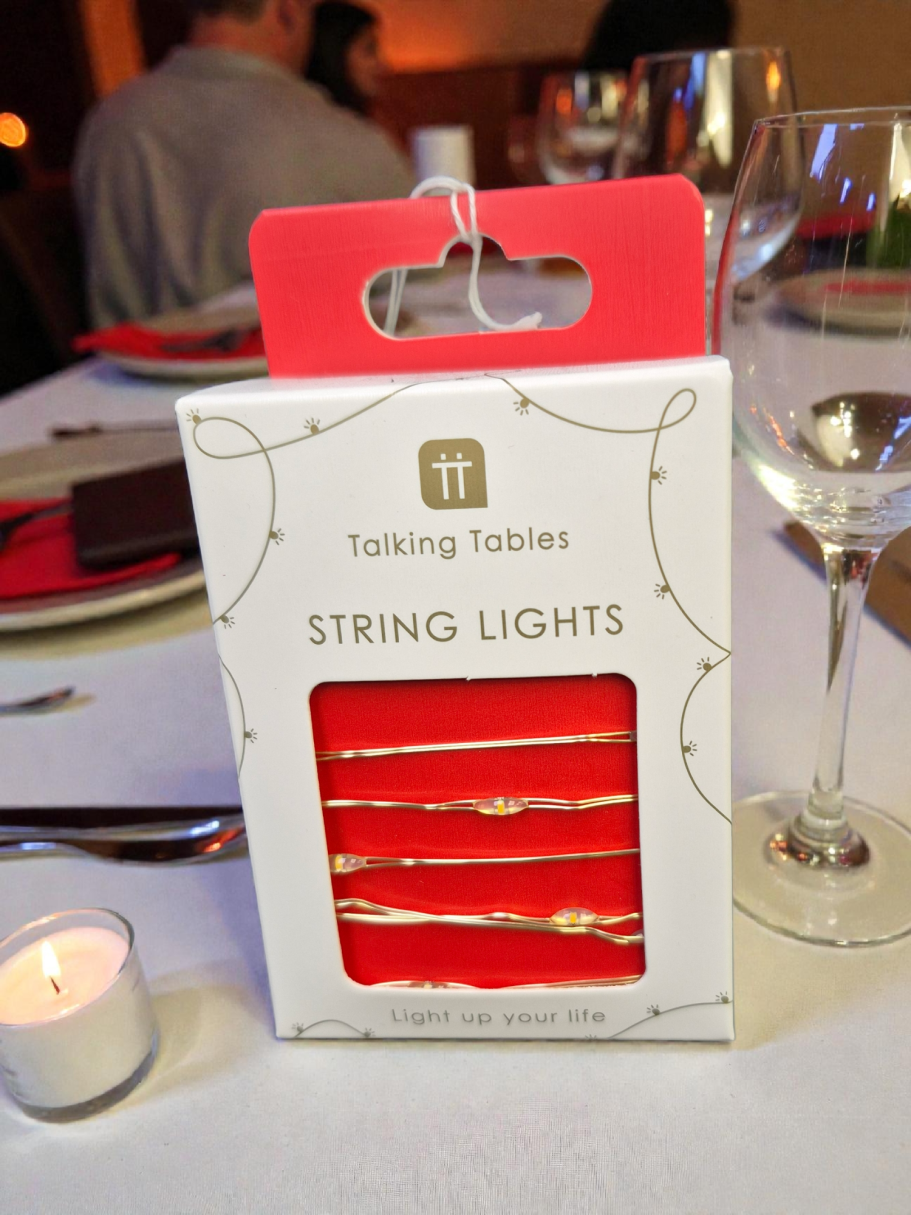 GOLD STRING LIGHTS
